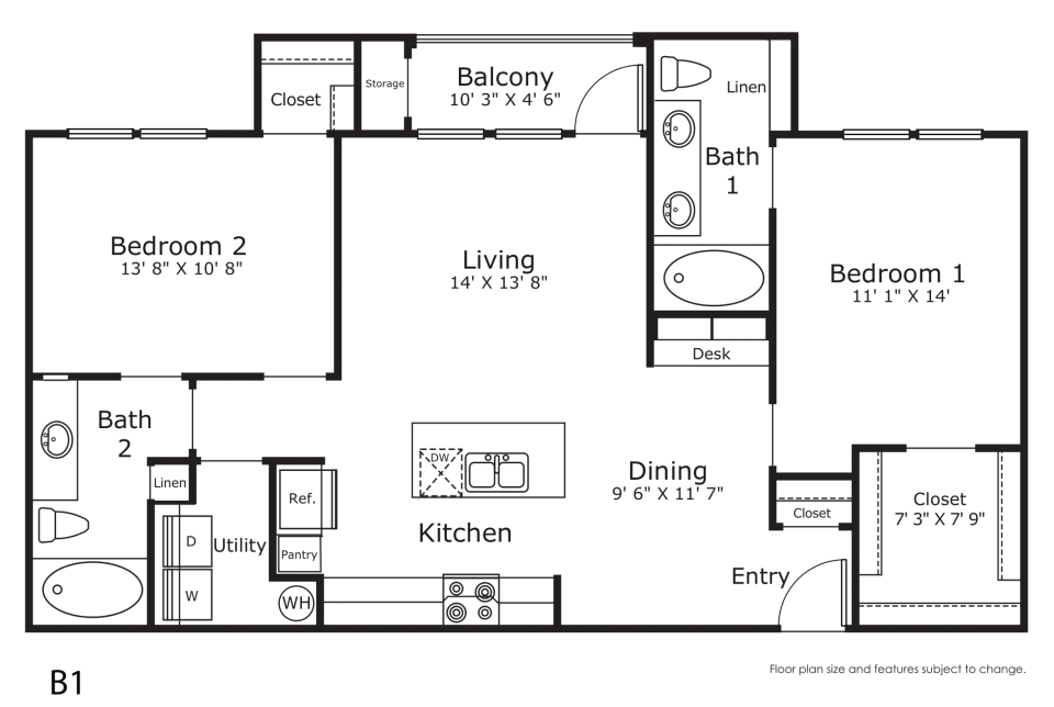 Floorplan B1