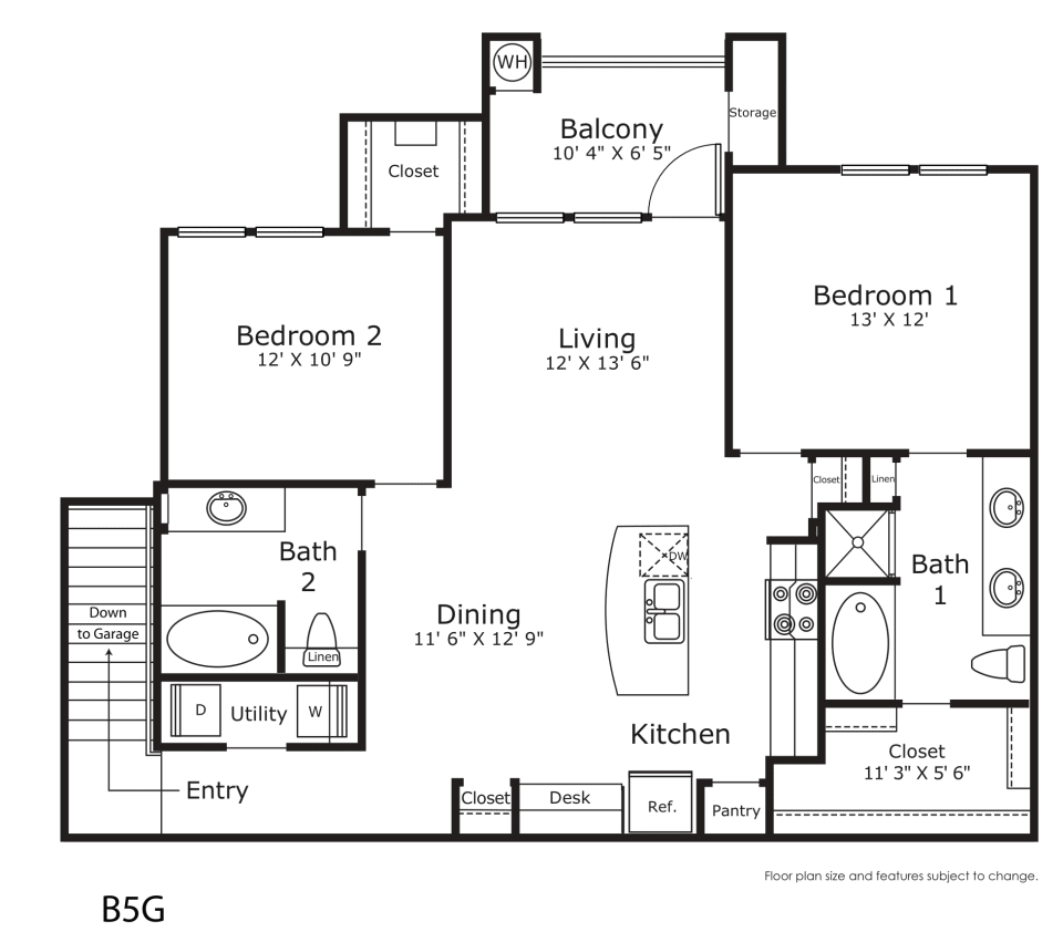 Floorplan B5G