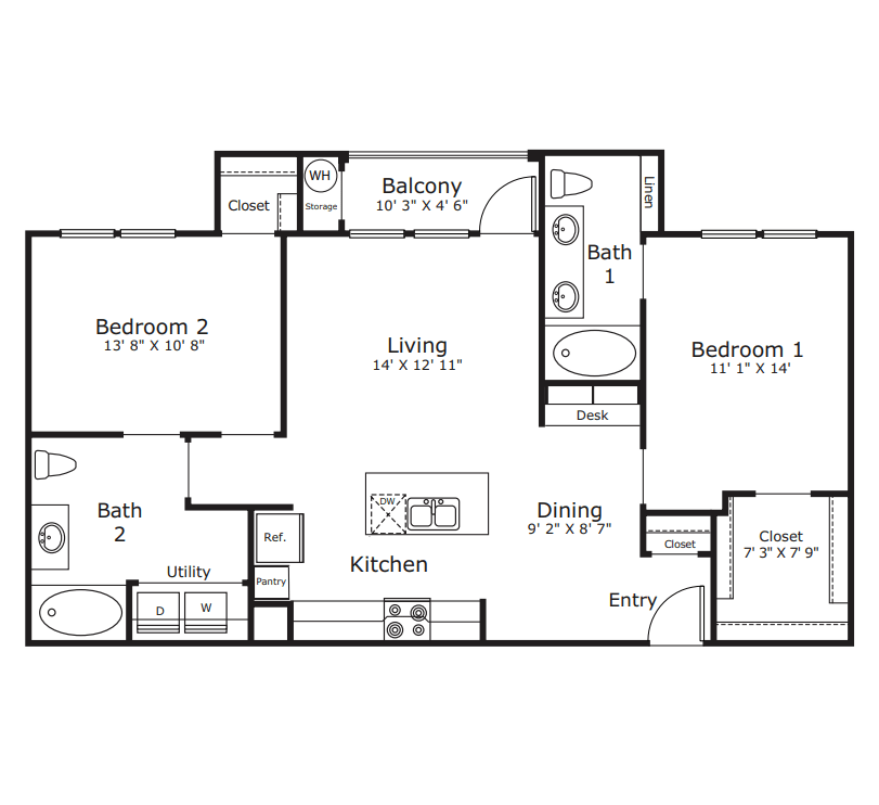 Floorplan B8H